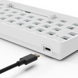 Sharkoon SKILLER SGK50 S4 Gen2 Barebone, Gaming-Tastatur weiß