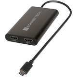 Sonnet USB-C to Dual 4K 60Hz HDMI Adapter, Dockingstation USB-C, 2x HDMI