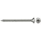 fischer Spanplattenschraube PowerFast 4,5x40 Linsensenkkopf PZ 200 Stück, mit Vollgewinde, Edelstahl A2