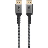 goobay Plus DisplayPort 1.4 Kabel, 8K @ 60Hz grau, 5 Meter