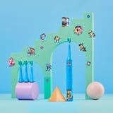 happybrush ECO VIBE KIDS Paw Patrol + 3 Refills, Elektrische Zahnbürste hellblau