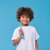 happybrush ECO VIBE KIDS Paw Patrol + 3 Refills, Elektrische Zahnbürste hellblau