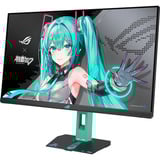 ASUS ROG Strix XG27ACMEG-G Hatsune Miku Edition, Gaming-Monitor 68.6 cm (27 Zoll), schwarz/türkis, QHD, Fast-IPS, HDMI, DP, 260Hz Panel