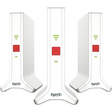 AVM FRITZ!Mesh Set 4200 3er-Set, Repeater weiß/rot, 3x  FRITZ!Repeater 3000 AX