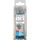 Bosch PRO Metal HSS-G Spiralbohrer, Ø 8,5mm 5 Stück, Arbeitslänge 75mm