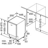 Bosch SPV2IKX10E Serie 2, Spülmaschine 45 cm, Home Connect