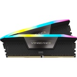 Corsair DIMM 32 GB DDR5-6600 (2x 16 GB) Dual-Kit, Arbeitsspeicher schwarz, CMH32GX5M2B6600C38, Vengeance RGB, INTEL XMP