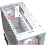 Corsair FRAME 4000D LCD RS ARGB, Tower-Gehäuse weiß, Tempered Glass, Touchscreen