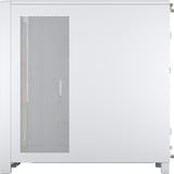 Corsair FRAME 4000D LCD RS ARGB, Tower-Gehäuse weiß, Tempered Glass, Touchscreen