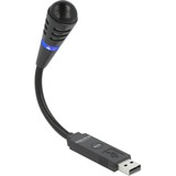 DeLOCK USB Schwanenhals Mikrofon schwarz