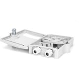 Digitus FTTH Distributions Box für Außen 2SC/Simplex, LC/Duplex, Halterung weiß