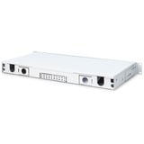 Digitus LWL Spleißbox, bestückt, LC, OS2 grau