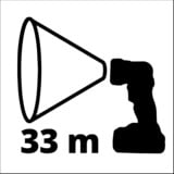 EINHELL Akku Lampe TE-CL 18 Li H-Solo, 18Volt, Baustrahler rot/schwarz, ohne Akku und Ladegerät