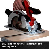 EINHELL Power X-Change Akku-Handkreissäge TE-CS 18/165-1 Li-Solo, 18Volt rot/schwarz, ohne Akku und Ladegerät
