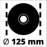 EINHELL Winkelschleifer TE-AG 125/750 Kit rot/schwarz, 750 Watt, Koffer
