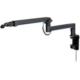 ENDORFY Mikrofonhalterung Broadcast Low Profile RGB Boom Arm schwarz, für Mikrofone bis 2kg, LED-Hintergrundbeleuchtung