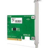 Icy Dock MB409A5 "EXLink" MCIO 8i (SFF-TA-1016) zu PCIe 5.0 x8 Adapter, Schnittstellenkarte 