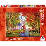 Schmidt Spiele Kapelle im Herbstzauber, Puzzle 1000 Teile