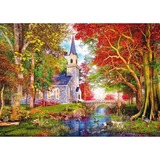 Schmidt Spiele Kapelle im Herbstzauber, Puzzle 1000 Teile