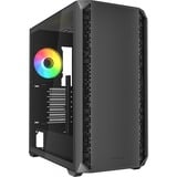 Sharkoon AK2 RGB , Tower-Gehäuse schwarz, Tempered Glass