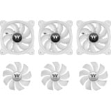 Thermaltake SWAFAN 14 RGB Radiator Fan TT Premium Edition White (3-Fan Pack), Gehäuselüfter weiß, 3er Pack, inkl. Controller, 140 mm