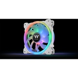 Thermaltake SWAFAN 14 RGB Radiator Fan TT Premium Edition White (3-Fan Pack), Gehäuselüfter weiß, 3er Pack, inkl. Controller