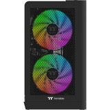 Thermaltake View 390 Air Black, Tower-Gehäuse schwarz, Tempered Glass