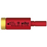 Wiha Drehmoment easyTorque Adapter electric 1,2 Nm rot/gelb, für slimBits und slimVario Halter