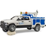 bruder 02509 RAM 2500 Service Truck mit Kran und Rundumleuchte, Modellfahrzeug 