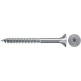 fischer Spanplattenschraube ClassicFast II 6,0x50 Senkkopf TX 200 Stück, mit Teilgewinde, verzinkt