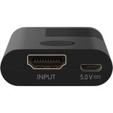 goobay HDMI-Signalverstärker 4K @ 60Hz, HDMI Verlängerung schwarz