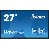 iiyama ProLite T2755MSC-B1, LED-Monitor 69 cm (27 Zoll), schwarz (matt), FullHD, IPS, Touchscreen