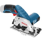 Bosch Akku-Handkreissäge GKS 12V-Li, 12Volt blau/schwarz, ohne Akku und Ladegerät, in L-BOXX