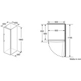 Bosch GSN36VXEP Serie 4, Gefrierschrank edelstahl (dunkel)