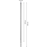 Bosch Professional EXPERT Hammerbohrer SDS-plus-7X, Ø 12mm Arbeitslänge 550mm