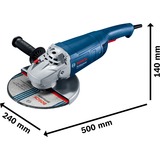 Bosch Professional Winkelschleifer GWS 20-230 J Professional blau, 2.000 Watt