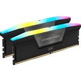 Corsair DIMM 32 GB DDR5-6200 (2x 16 GB) Dual-Kit, Arbeitsspeicher schwarz, CMH32GX5M2B6200C36, Vengeance RGB, INTEL XMP