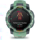 Garmin Instinct 3 - 45 mm, AMOLED, Smartwatch Twilight/Neo Tropic, Silikon-Armband