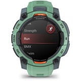 Garmin Instinct 3 - 45 mm, AMOLED, Smartwatch Twilight/Neo Tropic, Silikon-Armband