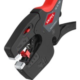 KNIPEX NexStrip Elektriker-Multiwerkzeug, Abisolier-Zange schwarz/rot