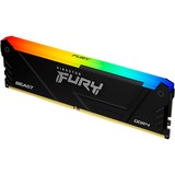 Kingston FURY DIMM 8 GB DDR4-3200  , Arbeitsspeicher schwarz, KF432C16BB2A/8, Beast RGB, INTEL XMP