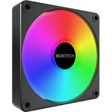 Montech GF120R V2 ARGB, Gehäuselüfter schwarz/weiß, 3er Pack, Reverse, 120 mm