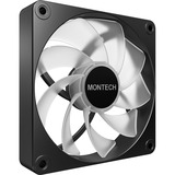 Montech GF120R V2 ARGB, Gehäuselüfter schwarz/weiß, 3er Pack, Reverse, 120 mm