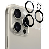 Nevox NEVOGLASS 3D Kameraschutzglas, Schutzfolie transparent/schwarz, iPhone 18 Pro
