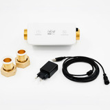 Shelly Neo Smart Water Valve, Ventil weiß, Trinkwasser-zertifiziertes Messingventil