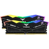 Team Group DIMM 32 GB DDR5-7600 (2x 16 GB) Dual-Kit, Arbeitsspeicher schwarz, FF3D532G7600HC36DDC01, Delta RGB, INTEL XMP