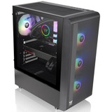 Thermaltake S200 TG ARGB, Tower-Gehäuse schwarz, Tempered Glass