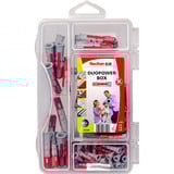 fischer DuoPower-Box mini , Dübel hellgrau/rot, 85-teilig