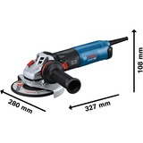 Bosch Professional Winkelschleifer GWS 17-150 S Professional blau/schwarz, 1.700 Watt