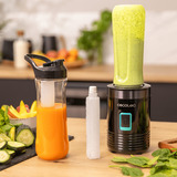 Cecotec Standmixer Power Titanium 350 EasyGo schwarz, 350 Watt, 2x 600ml Becher mit Tragegriff